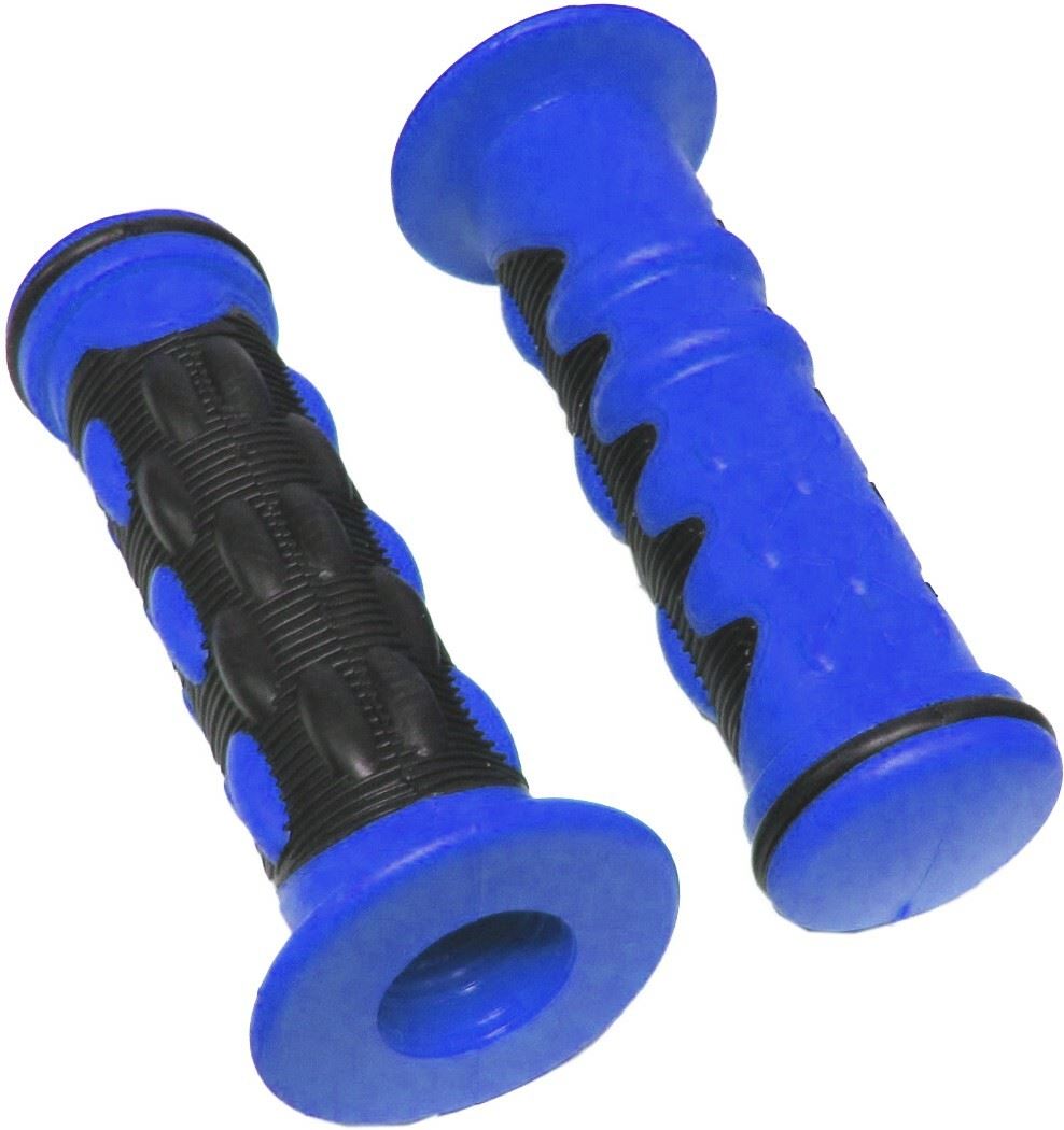 Grips Finger Control Blue with Black inlay for 7/8" H/Bars (Pair)