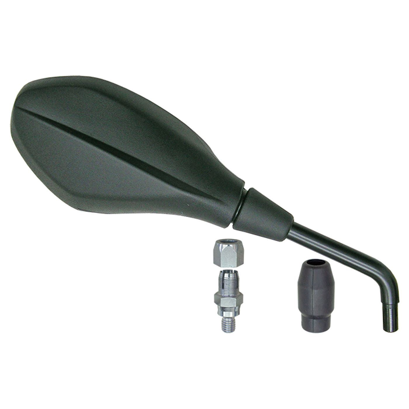 Mirror Right 10mm (1.50mm Pitch) Black BMW F650GS 06-12 (K70), F700GS 11-17 (K72), F800GS 06-18 (K72), F800R 05- (K73), S1000R 13- (K47) (E-Marked) OE Ref: 51167715862