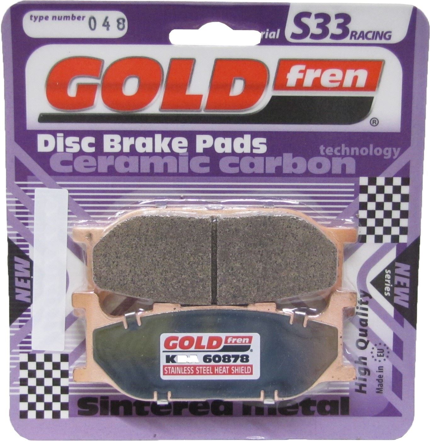 Goldfren Brake Pads S33-048, VD255, FA179, FDB781, SBS663