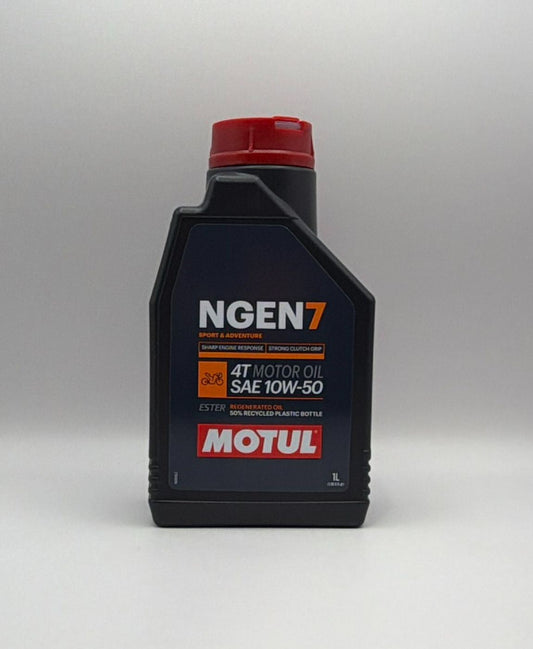 Motul NGEN 7 10w50 4T Next Generation High Performance Sustainable Ester Base Synthetic Blend (Upto 50% High Grade Regenerated Oils) API SP, JASO MA2 (2023) (12)