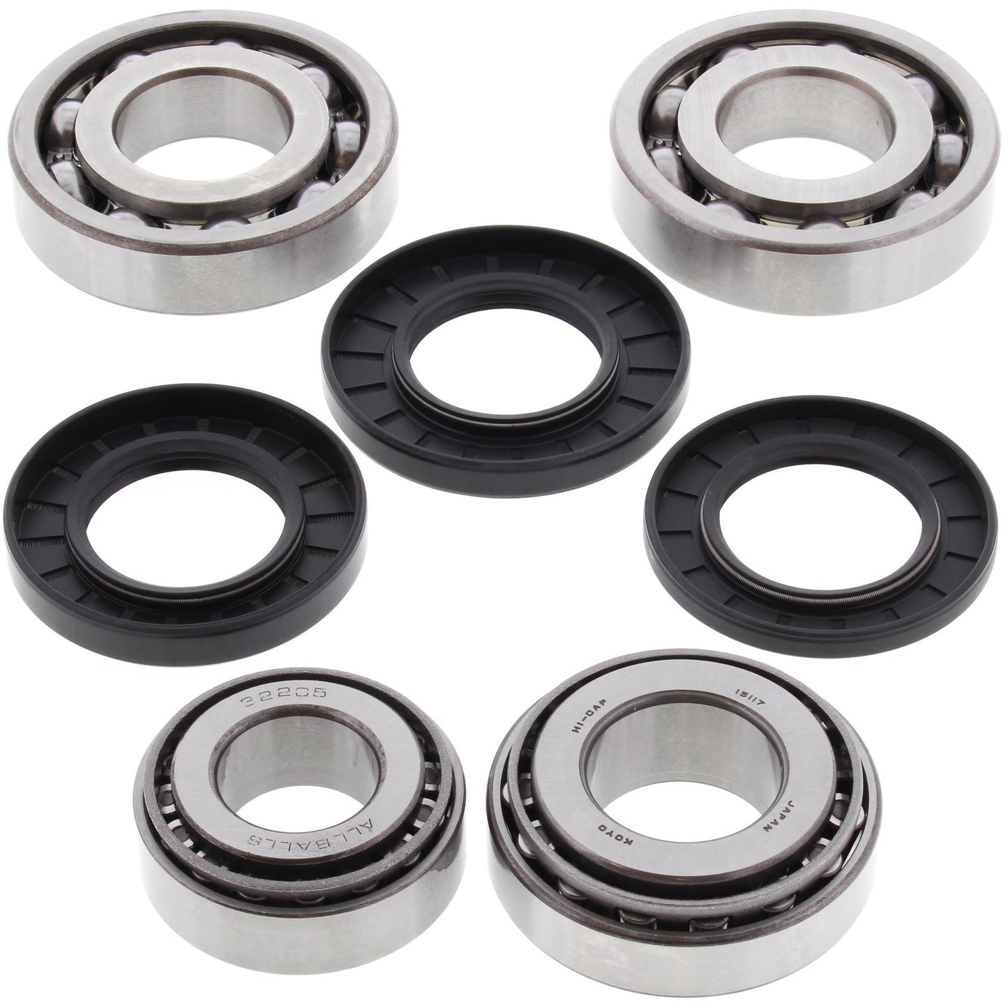 Differential Bearing and Seal Kit Front Yamaha YFB250FW Timberwolf 94-00, YFM350FW Big Bear 87-95, YFM350FW Big Bear 96-97, YFM400 Kodiak 4WD 93-98