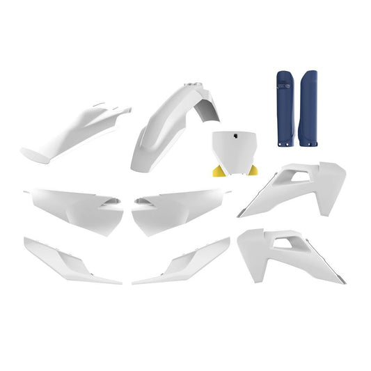 POLISPORT PLASTIC KIT + FORK GUARDS HUSQVARNA TC/FC/TX/FX 2019-2022, OEM 22
