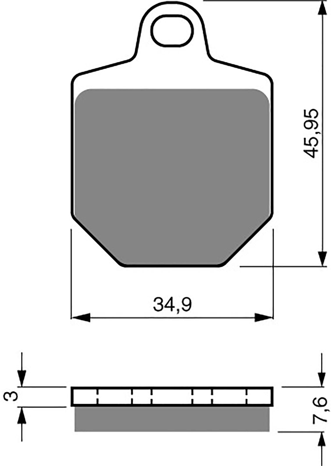 Goldfren GP5-238, FA433 Magura 4 Piston Radial Caliper