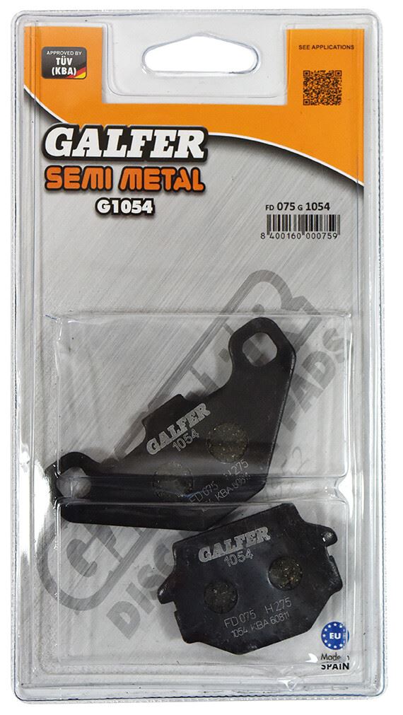 Galfer Brake Pad FD075,AD005,VD325,FA67,FDB314,SBS586,SBS546