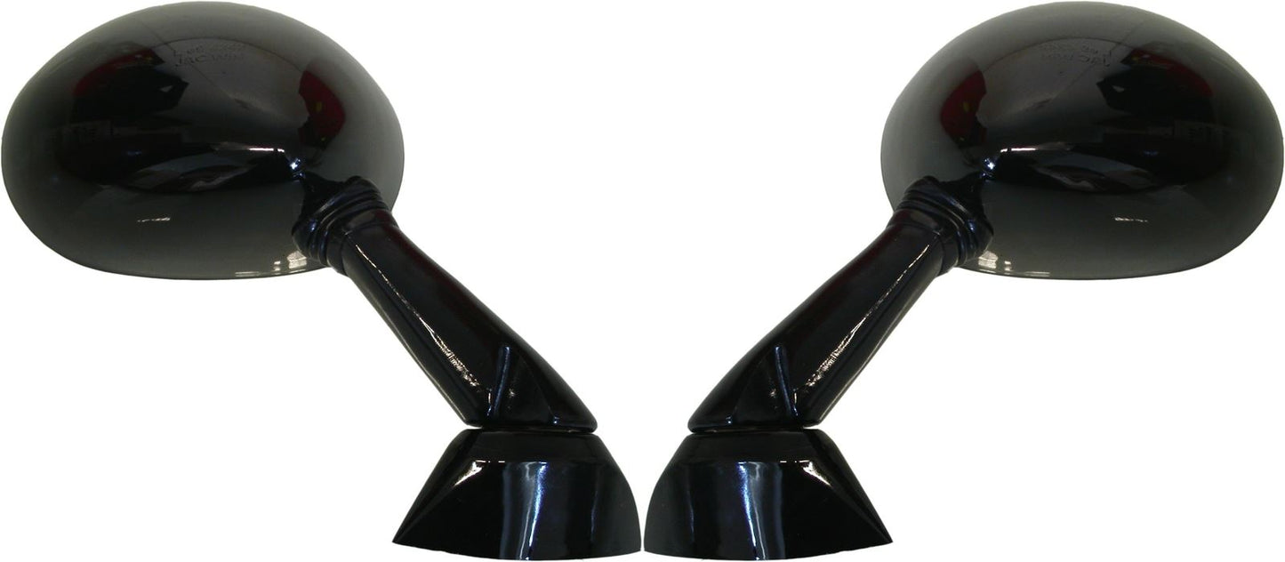 Mirrors Fairing Black Round Left & Right GSX600F 51mm Centre