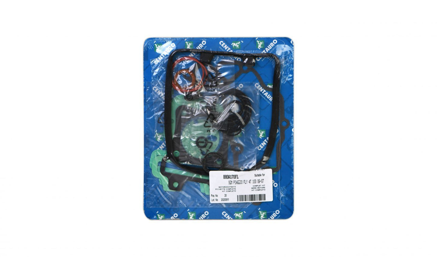 Centauro Full Gasket Set Piaggio 100 Fly 06-09, Zip 07-08 (4T), Aprilia Scarbeo (4T) 00-04