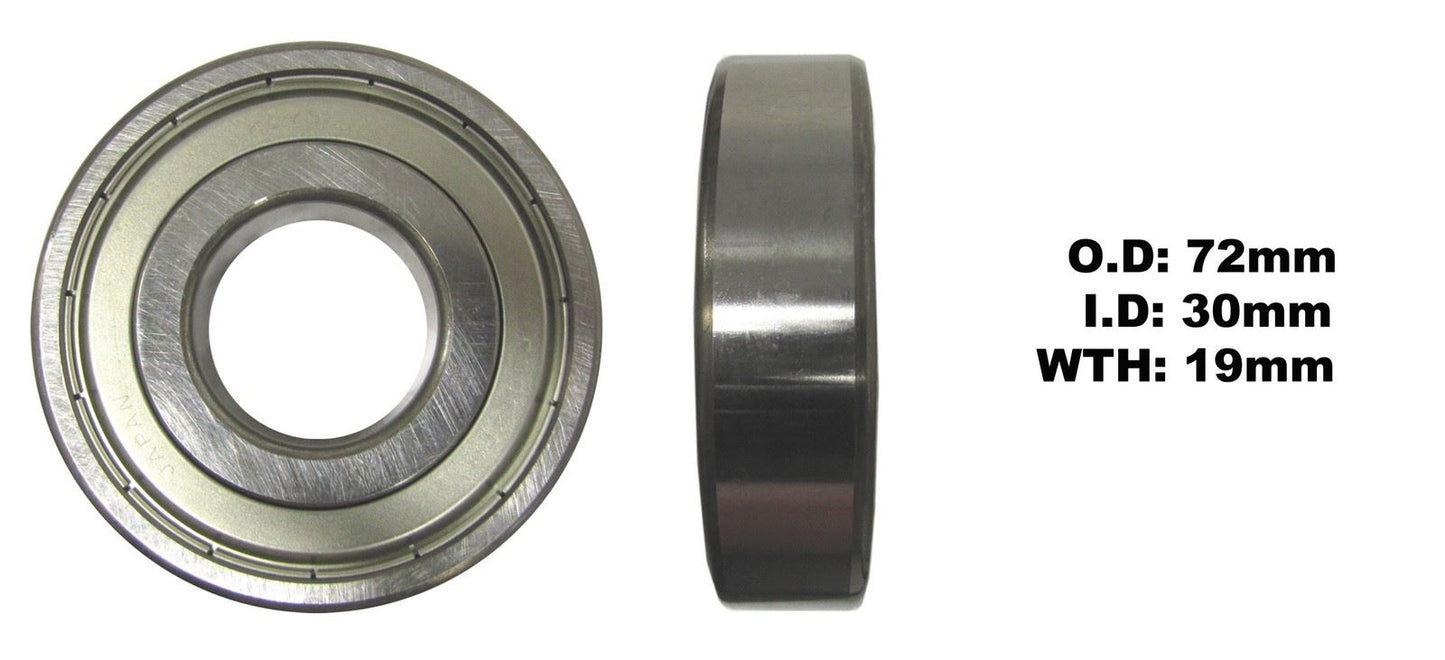 Bearing Koyo 6306Z(I.D 30mm x O.D 72mm x W 19mm)