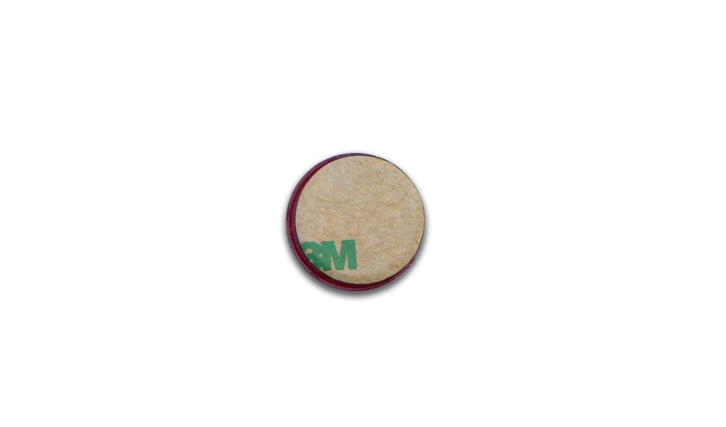 Reflector Red Round 10 x Stick-on OD 20mm