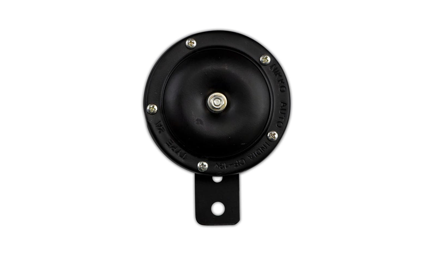 Nikko Horn 12 Volt (12V) Black OD 86mm (Made in India)