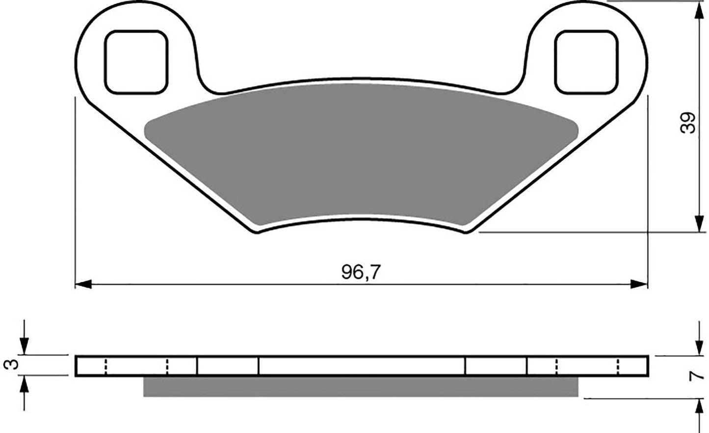 Goldfren Brake Pads S33-162, VD940, FA159, FDB2055, SBS642