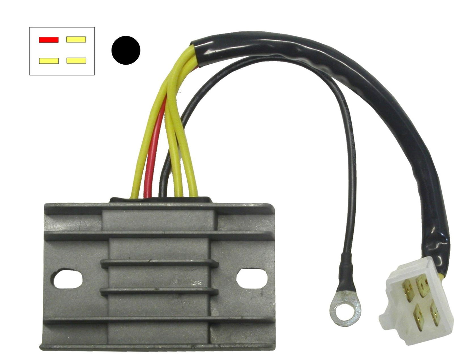 TourMax Regulator/Rectifier Suzuki GN125 82-94, GS125 82-94, GN250 85-94 OE Refs: 32800-05320, 32800-05300