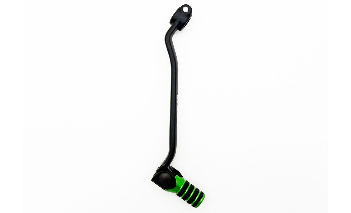 Gear Lever Alloy Black with Green Tip Kawasaki KLX250 06-07, KLX250S 09-14