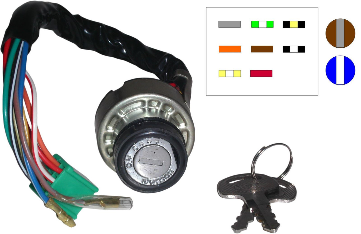 Ignition Switch Suzuki TS50ER,ZR50 79-86(10 Wires)