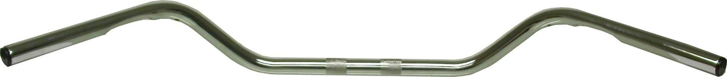 Handlebar 1'' Chrome Glide Style 4'' Rise With Dimples