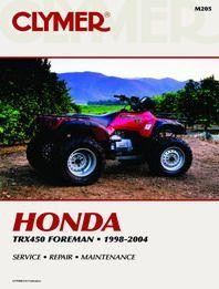 Clymer Manual For Honda TRX450 Foreman 98-04