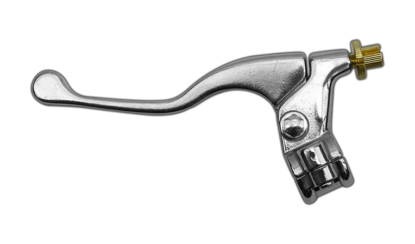 Lever Assembly Left Hand Alloy Short No Mirror Boss As Fitted to Pit Bikes
