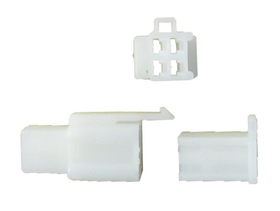 Plastic Connector 4 Pole Spade Male & Female Block(5 Pairs) (5Pairs)