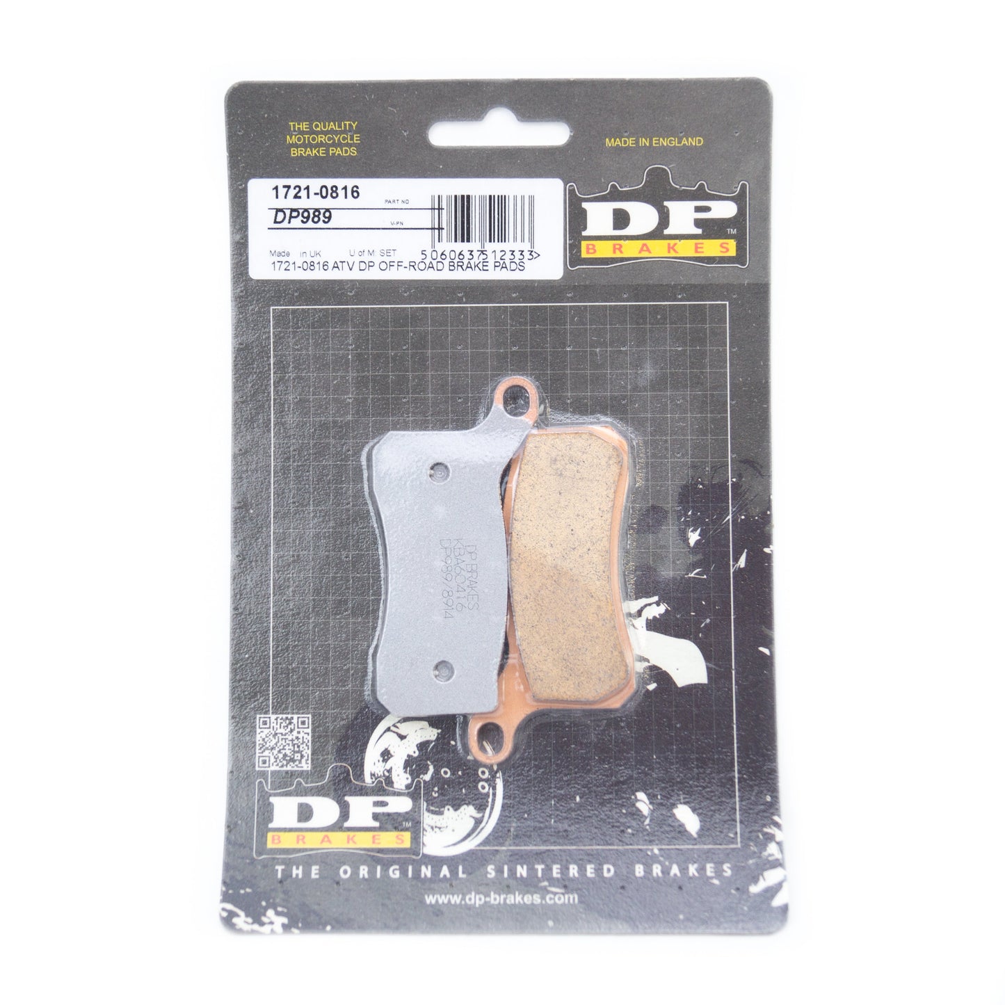 BRAKE PADS SINTERED DP BRAKES, DP989 Premium 41-989.H.DP, 39-462, FA462