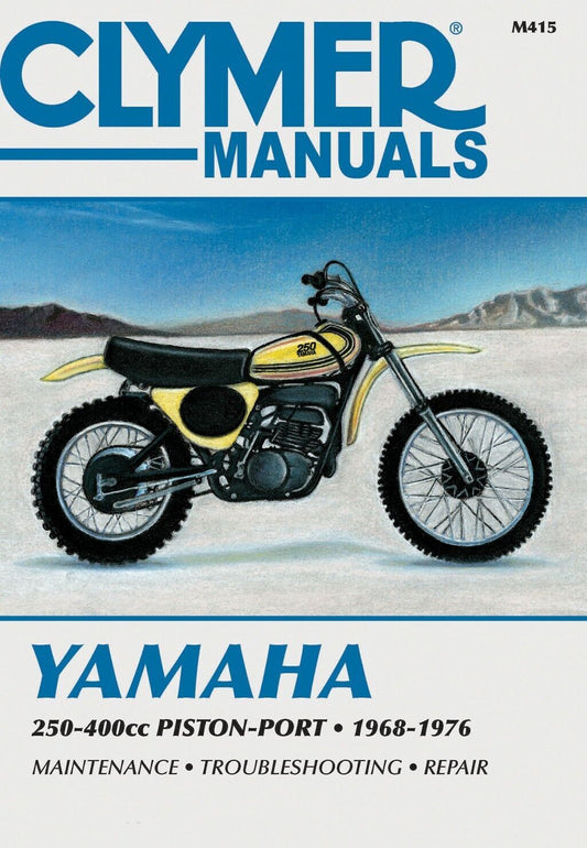 Clymer Manual For Yamaha 250-400cc Piston Port 68-76