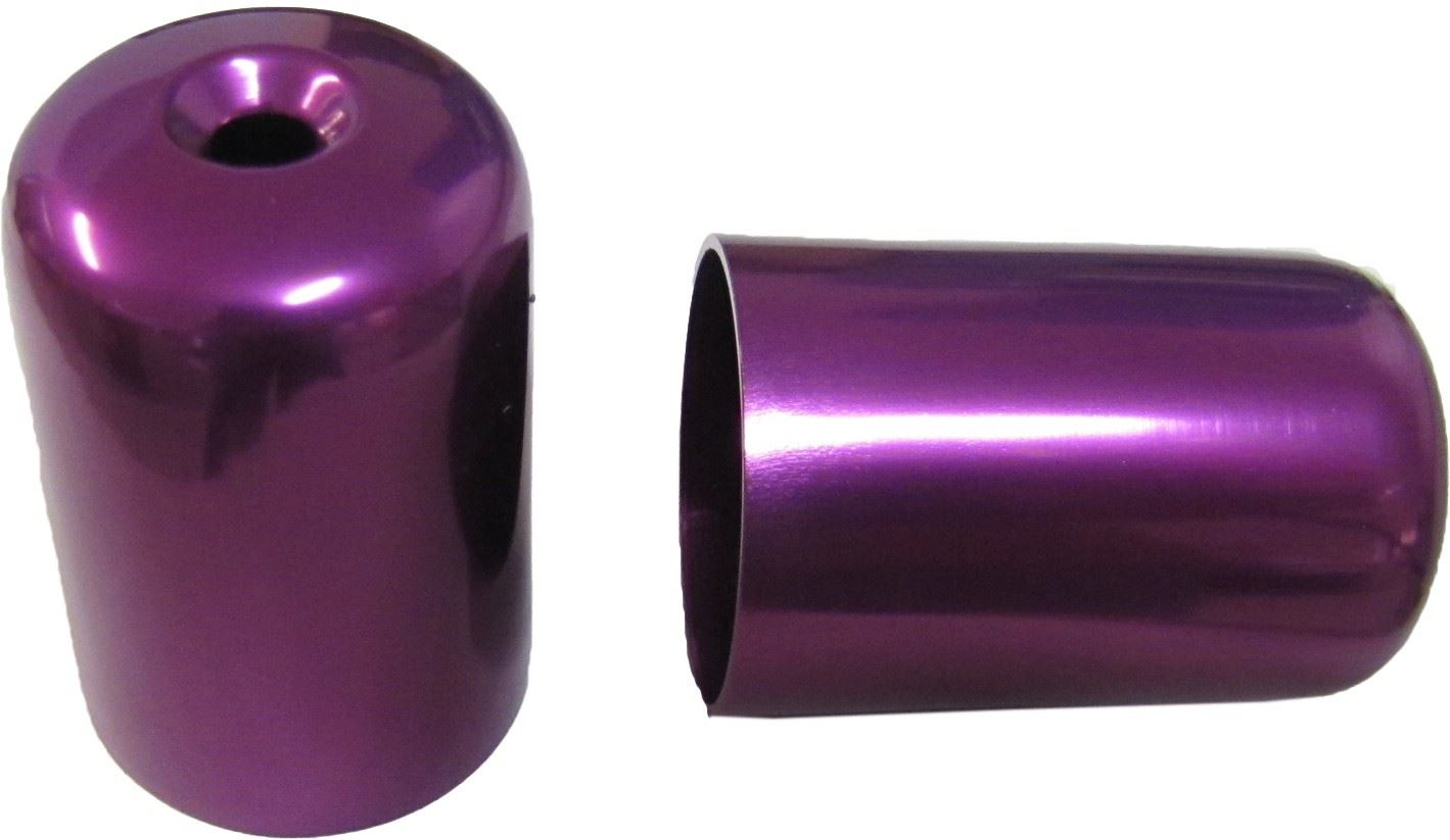 Handlebar Bar End Cover Purple For Suzuki GSXR1100K-N (Pair)