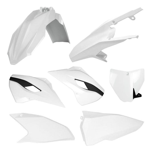 POLISPORT PLASTIC KIT HUSQVARNA TC/FC 2014-2015, WHITE