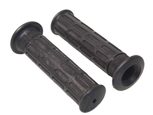 Grips Honda Style Black 120mm in length For 7/8" Bars (Pair)