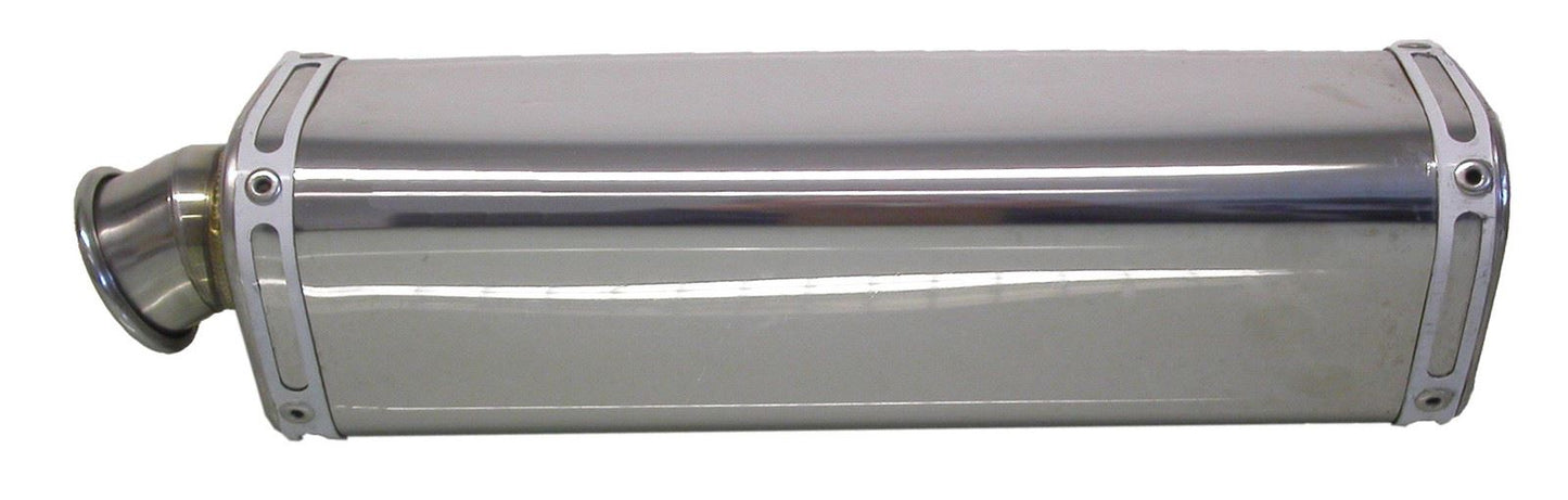 Exhaust Titanium Triangle Tailpipe for 4T(3 Bolt Hole Mount)