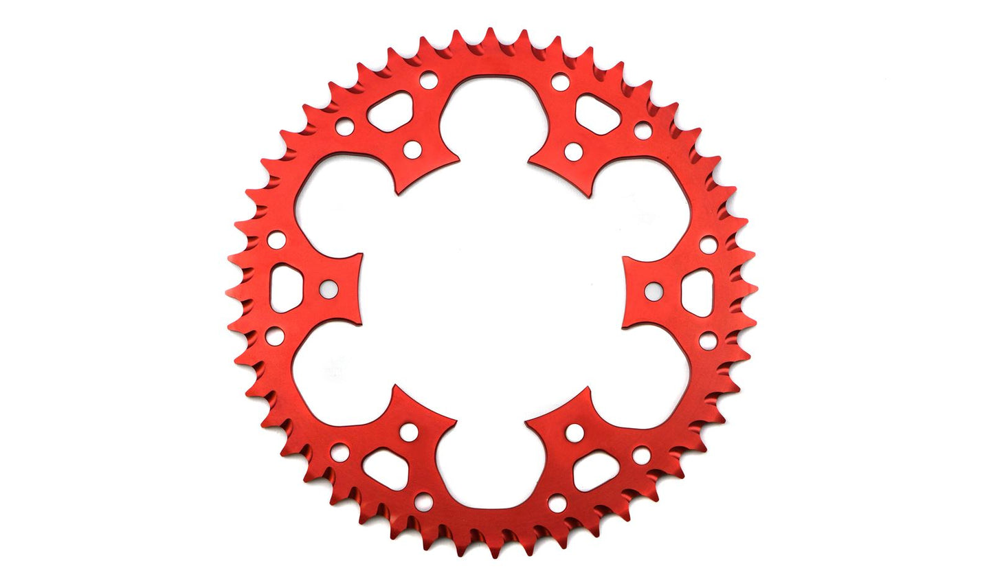MTX Zero Aluminium 210/301-53 Rear Sprocket Red Honda CRF250X 04-09,11, CR250 87,90-91