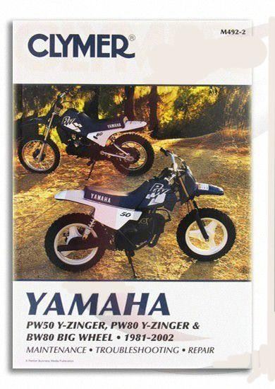 Clymer Manual For Yamaha PW50/80Y Zinger & BW80 Big Wheel 81-02