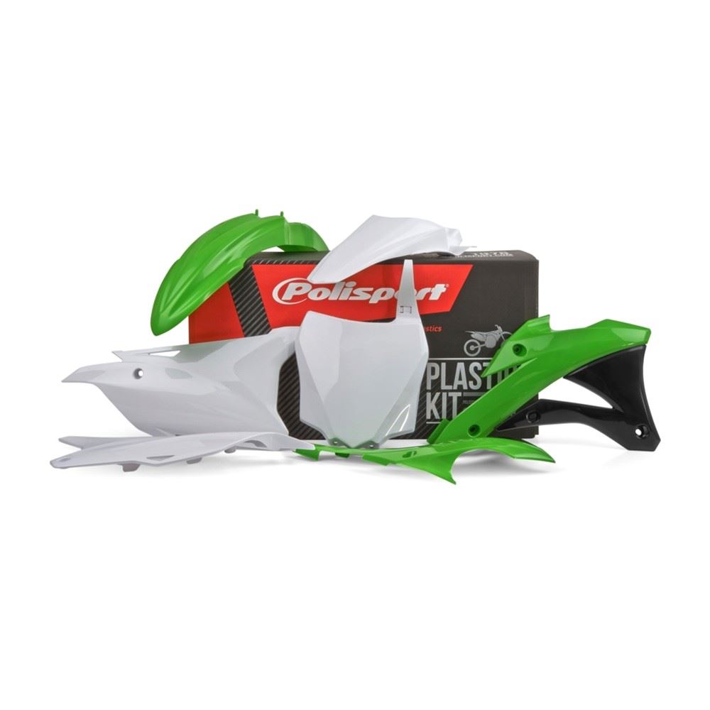 POLISPORT PLASTIC KIT KAWASAKI KX85 14-21, KX100 14-20, KX112 21>, OEM 14-15
