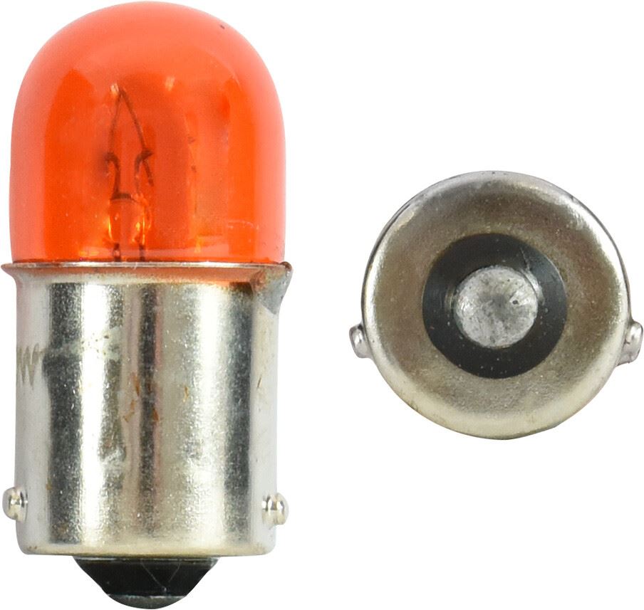 Bulbs BAX15s 12v 10w Indicator Amber with off set pins Small Per 10