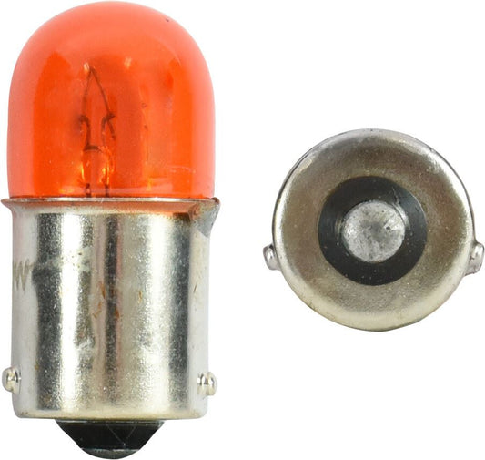 Bulbs BAX15s 12v 10w Indicator Amber with off set pins Small Per 10