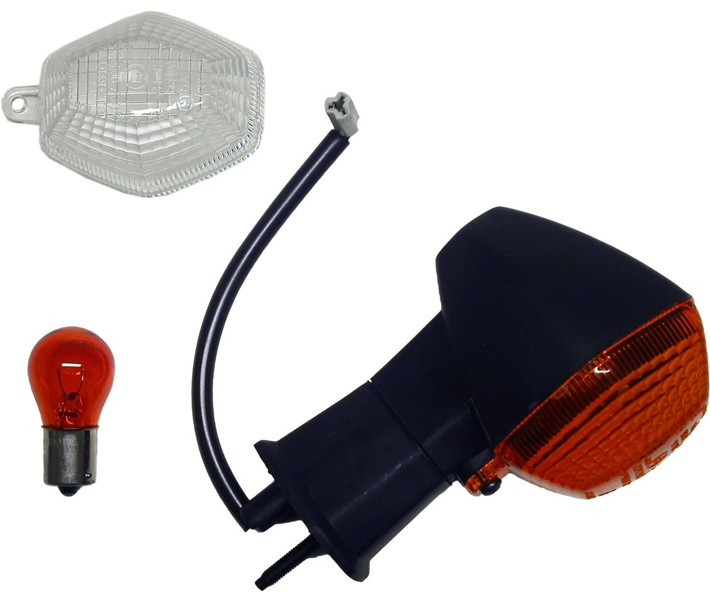 Indicator Suzuki GSF600,GSF1200 00-05 Front Right (Amber & Clear) (Stem 51mm)