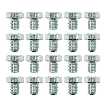 M8x10 HEX BZP 8.8 BOLTS PK/20