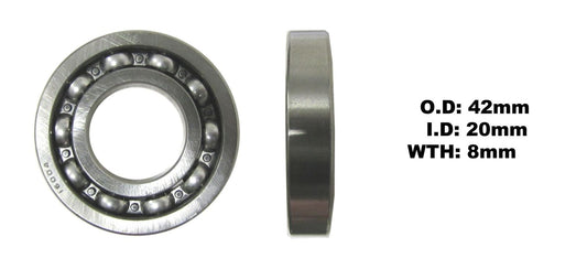 Bearing NTN 6004 Thin(I.D 20m m x O.D 42mm x W 8mm)