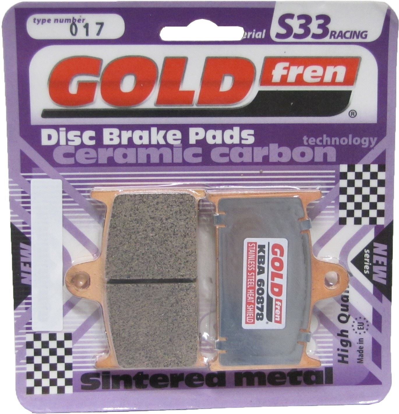 Goldfren Brake Pads S33-017, VD343, FA145, FA236, FDB557, SBS624