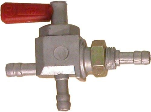 Petrol Tap In-Line 6mm with 3x26mm outlets