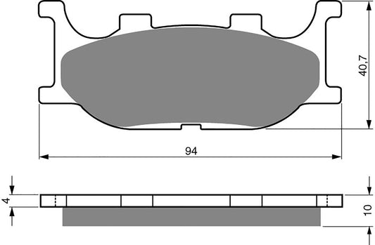 Goldfren Brake Pads AD099, VD260, FA199, FDB2003, SBS691