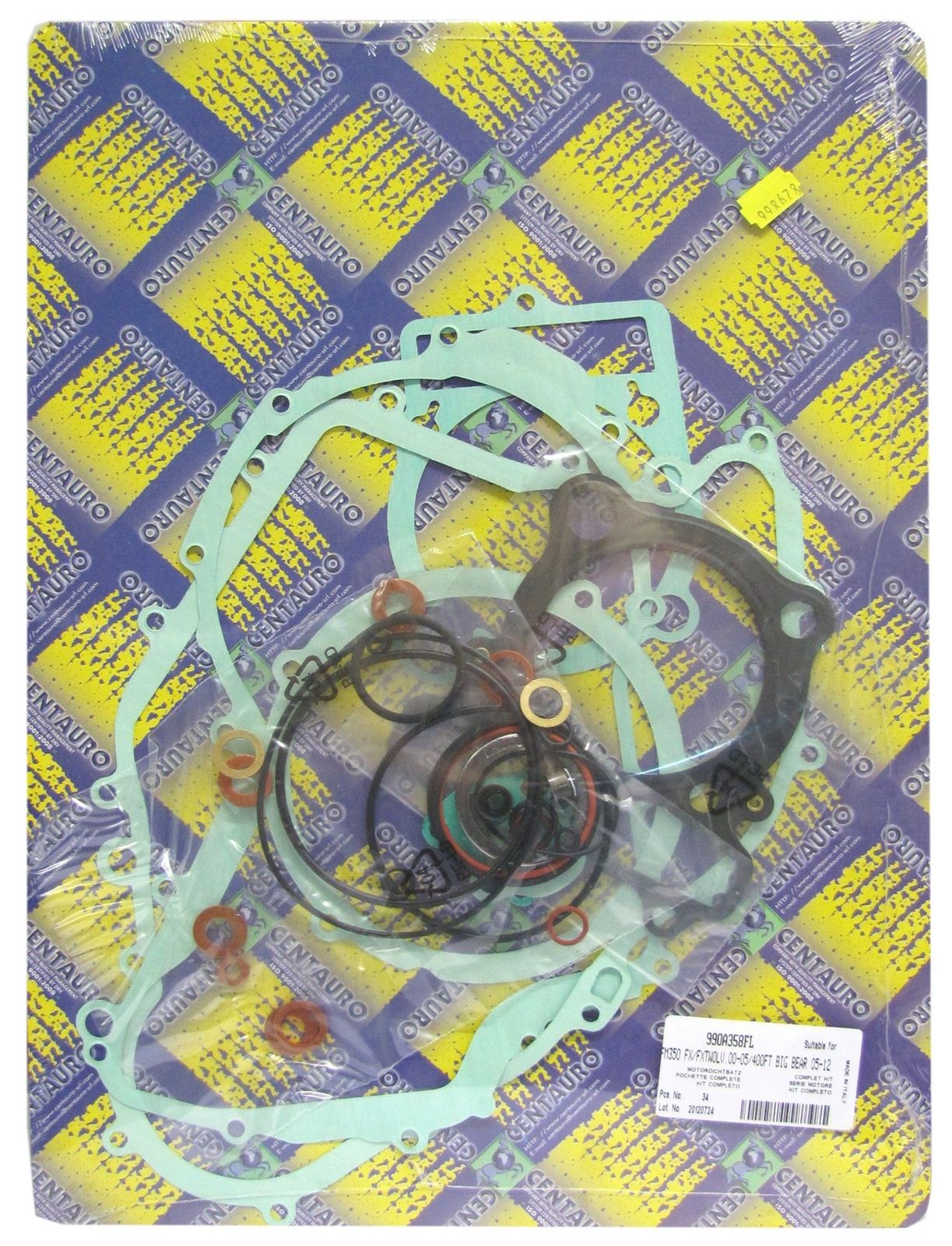 Centauro Full Gasket Set Yamaha YFM350 FX 2000-2004, YFM400FBZ Big Bear 2003-2010