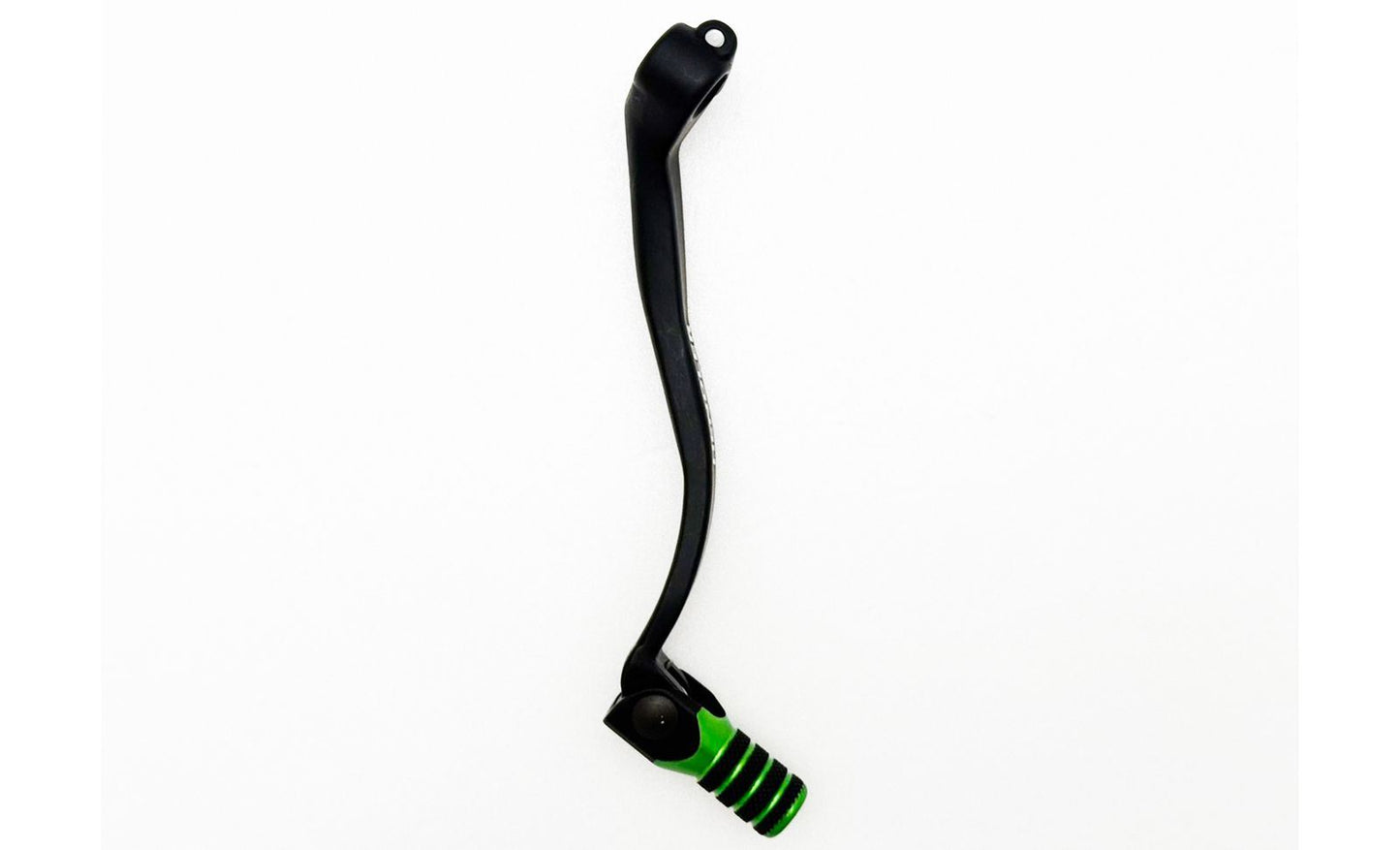 Gear Lever Alloy Black with Green Tip Kawasaki KX250F 04-05, Suzuki RM-Z250 04-06
