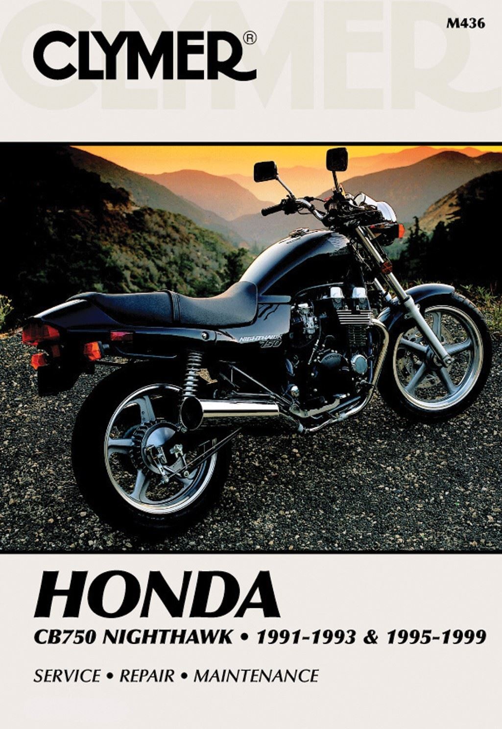 Clymer Repair Manual For Honda CB 750 Nighthawk 1993