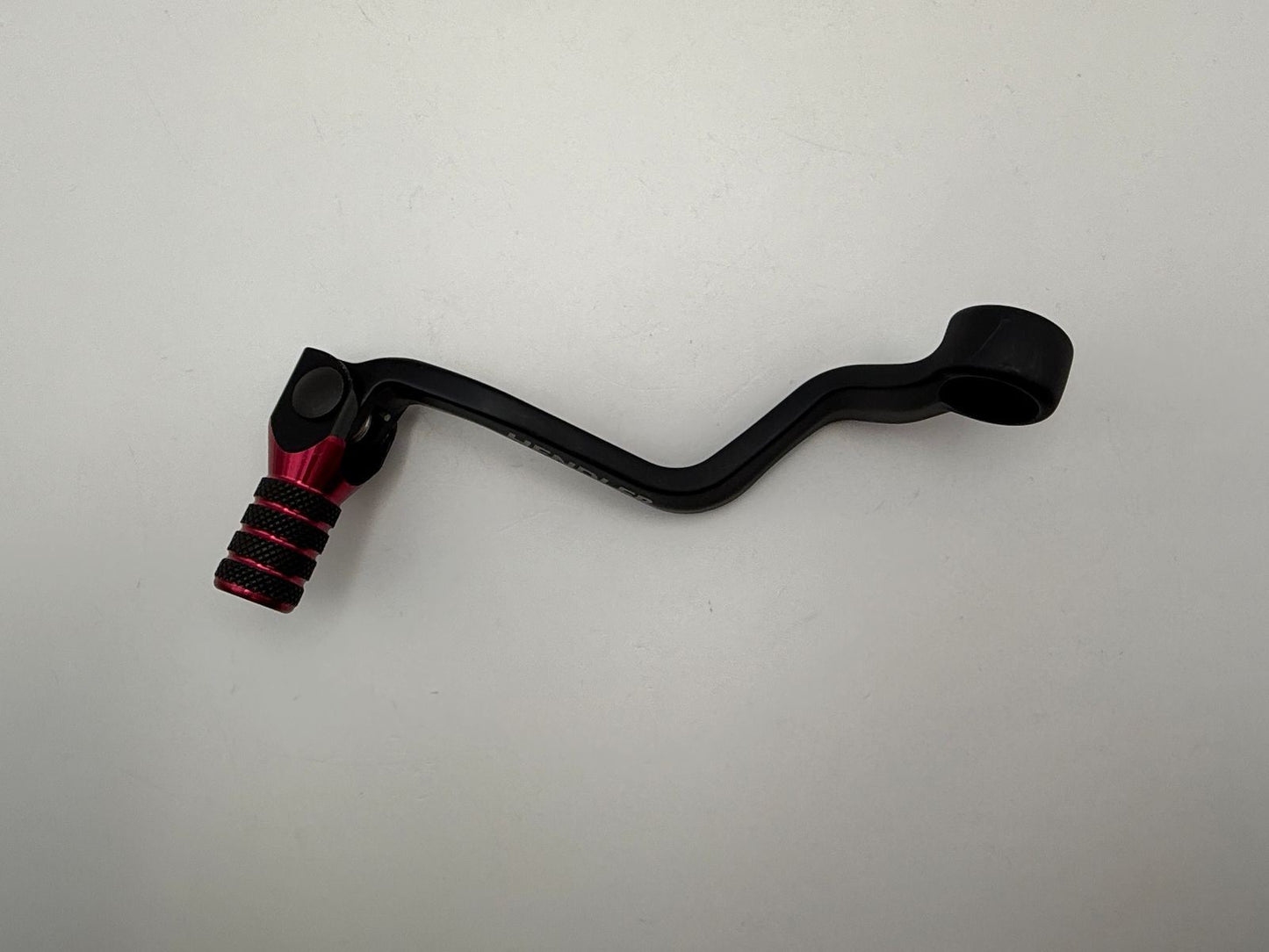 Gear Lever Alloy Black with Red Tip KTM 65 SX 25, Husqvarna TC65 24-25, Gas Gas MC65 24-25