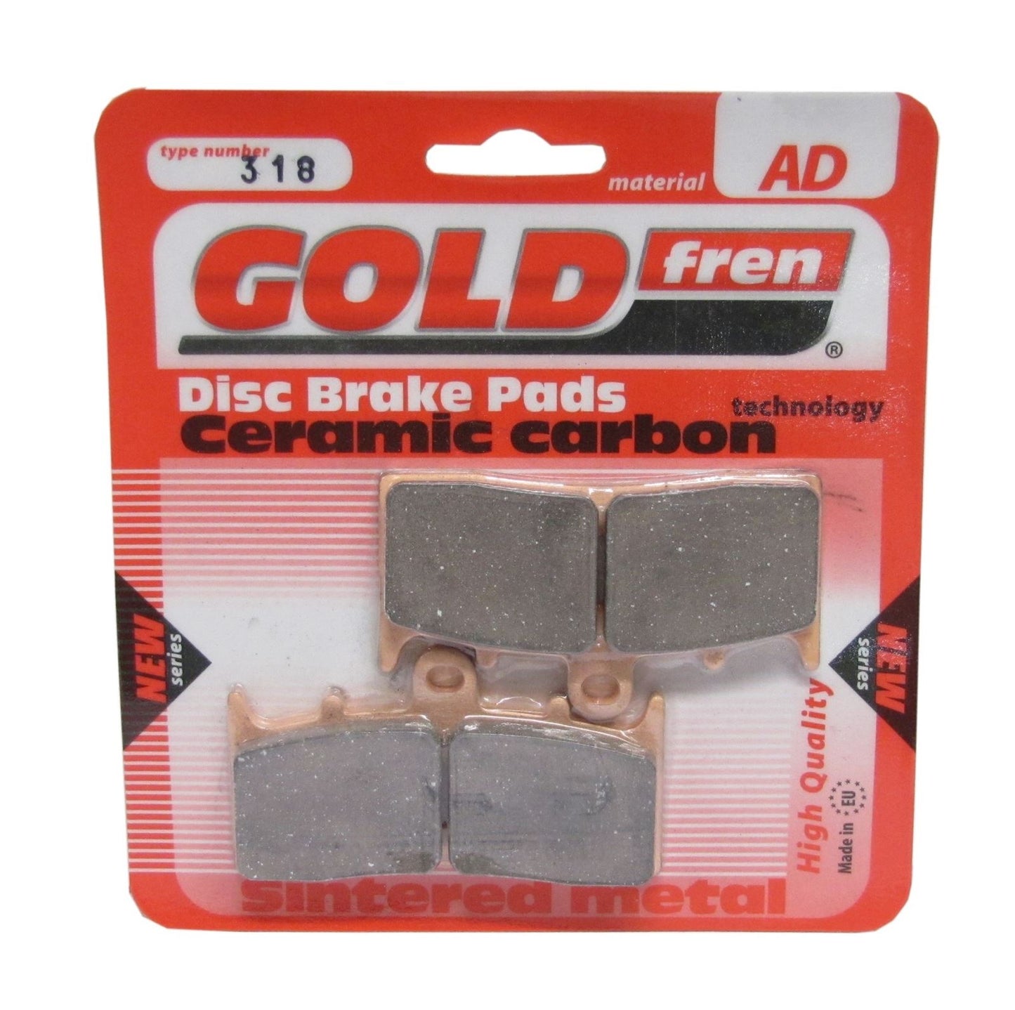 Goldfren Brake Pads AD318, FA613 as       fitted to BMW K1600GT, GT-SE