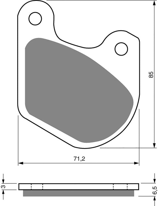 Goldfren Brake Pads AD062, FA72, FDB334