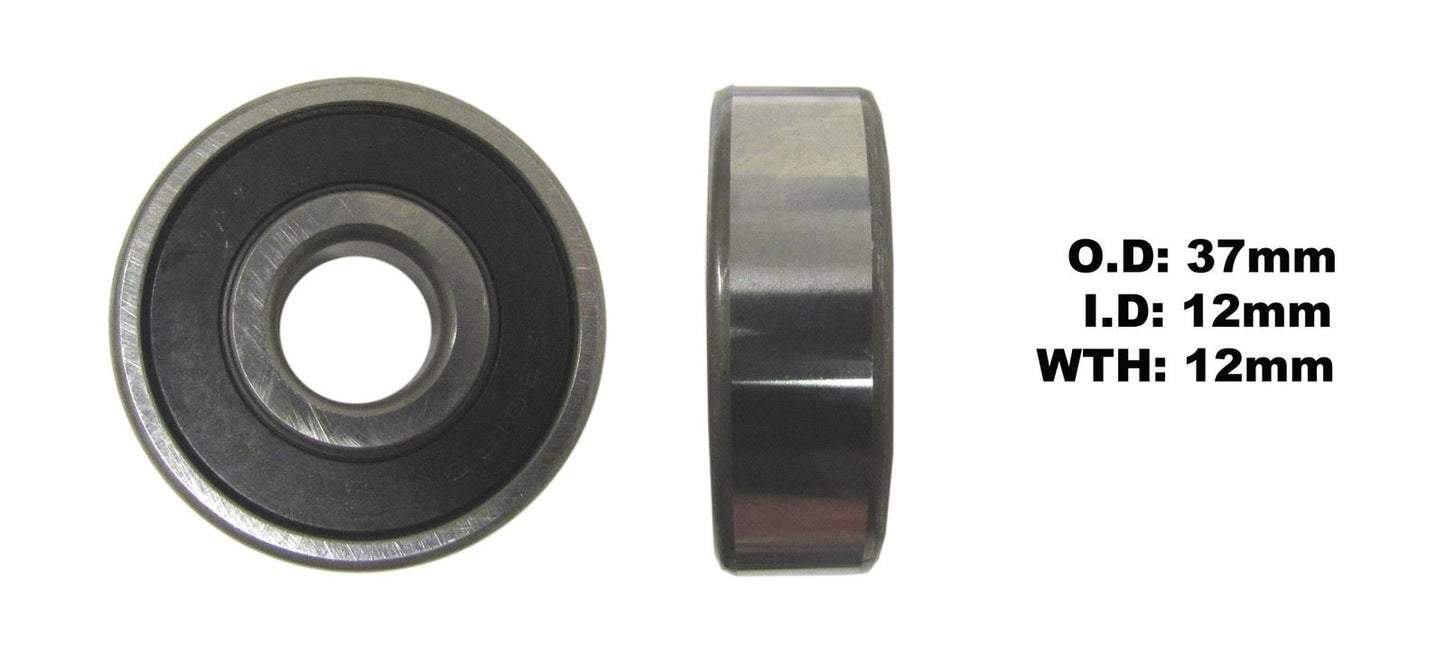Bearing NTN 6301LLU(ID 12mm x OD 37mm x W 12mm)
