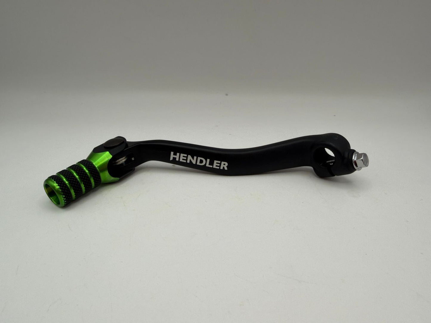 Gear Lever Alloy Black with Green Tip Kawasaki KX450F 2016-2018, KX450 2019-2026, KX450X 2021-2026 OE Ref. 13156-0614