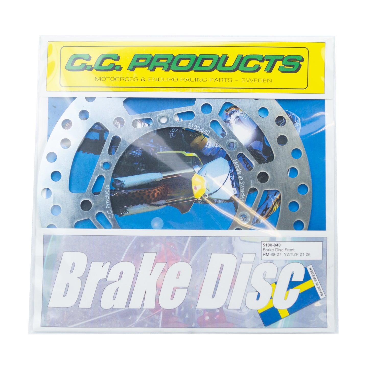 DISC BRAKE FRONT YZ RM OEM CROSS-CENTER PRODUCTS 5100-40 YAMAHA 2001 OEM LOOK