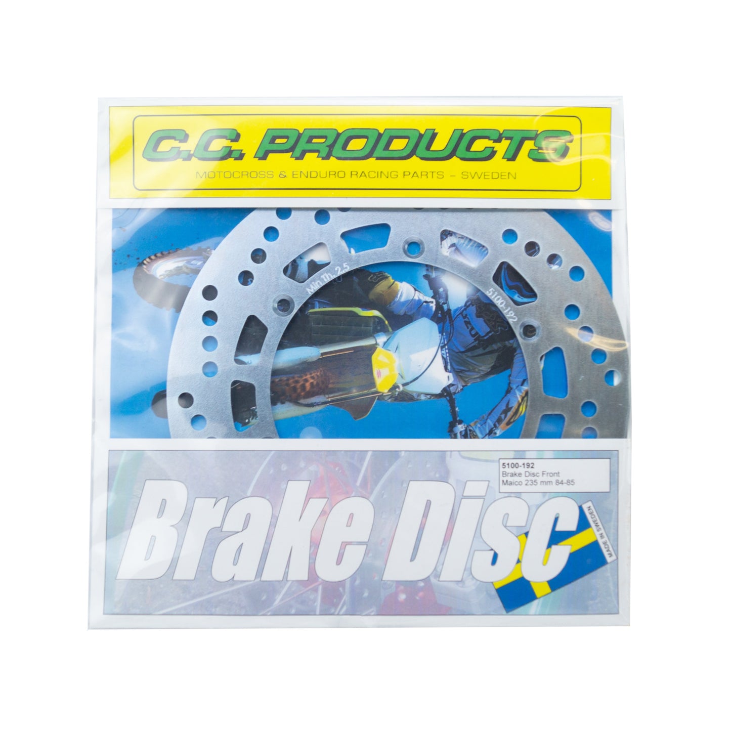 DISC BRAKE FRONT MAICO 84-85 CROSS-CENTER PRODUCT 5100-192