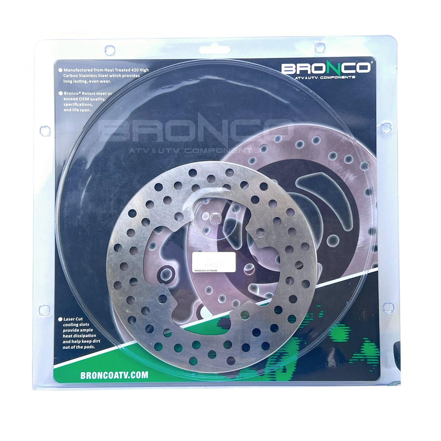 DISC BRAKE FRONT POLARIS HAWKEYE 300 2x4/4x4 2006, BRONCO AT-05928, MD6272D