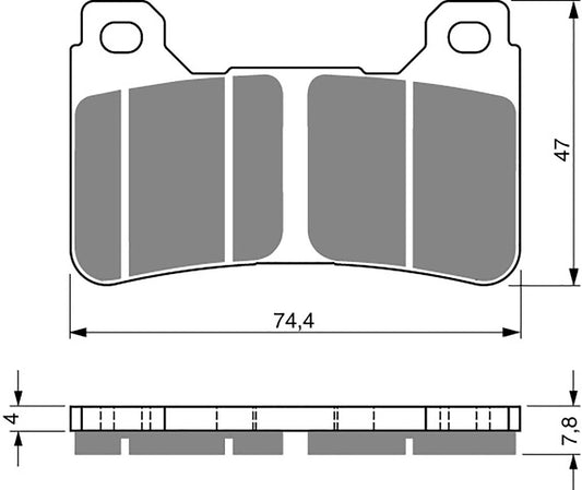 Goldfren Brake Pads AD214, FA390, VD170, SBS809, FDB2181, DP950